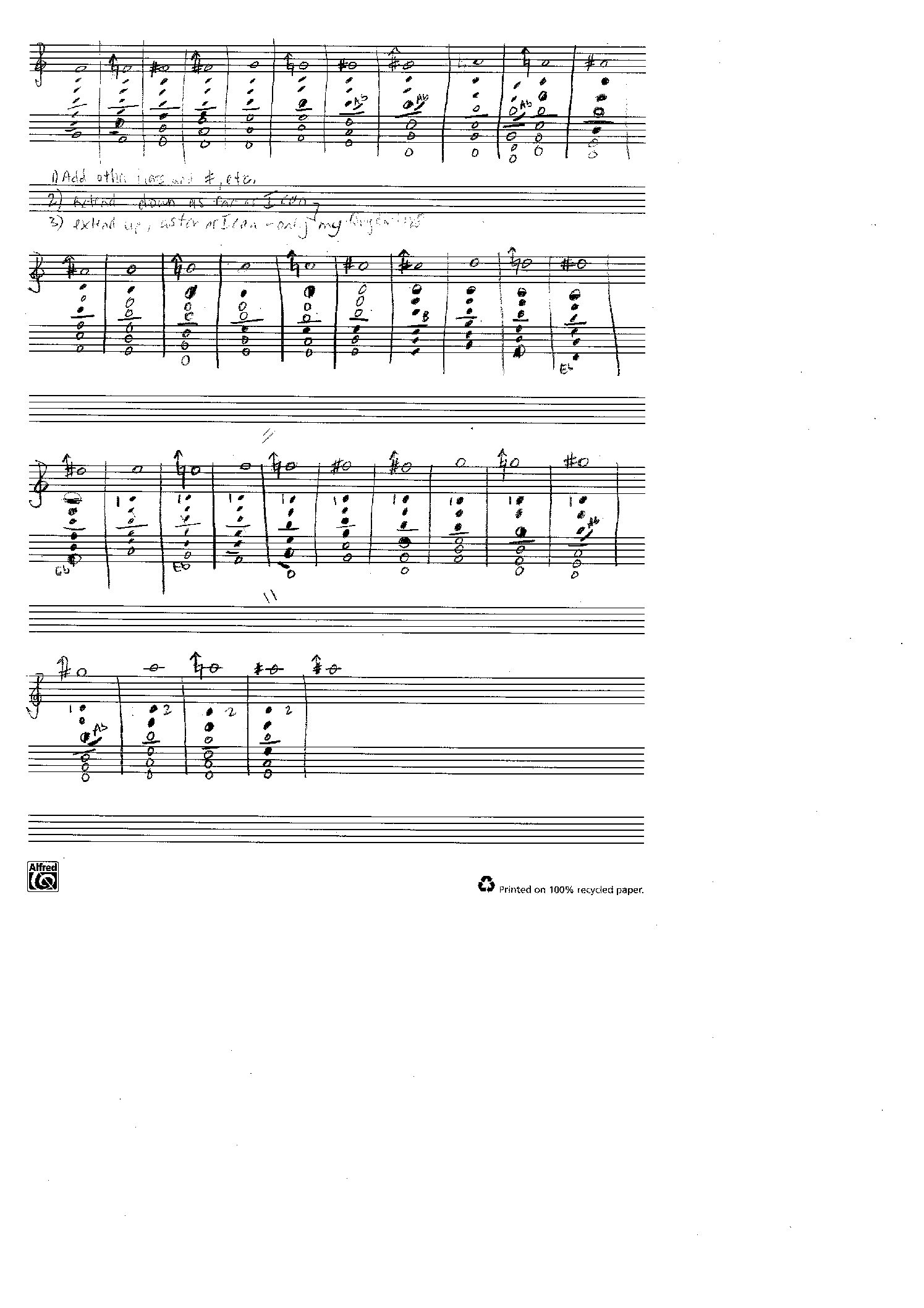 Oboe Trill Chart Pdf